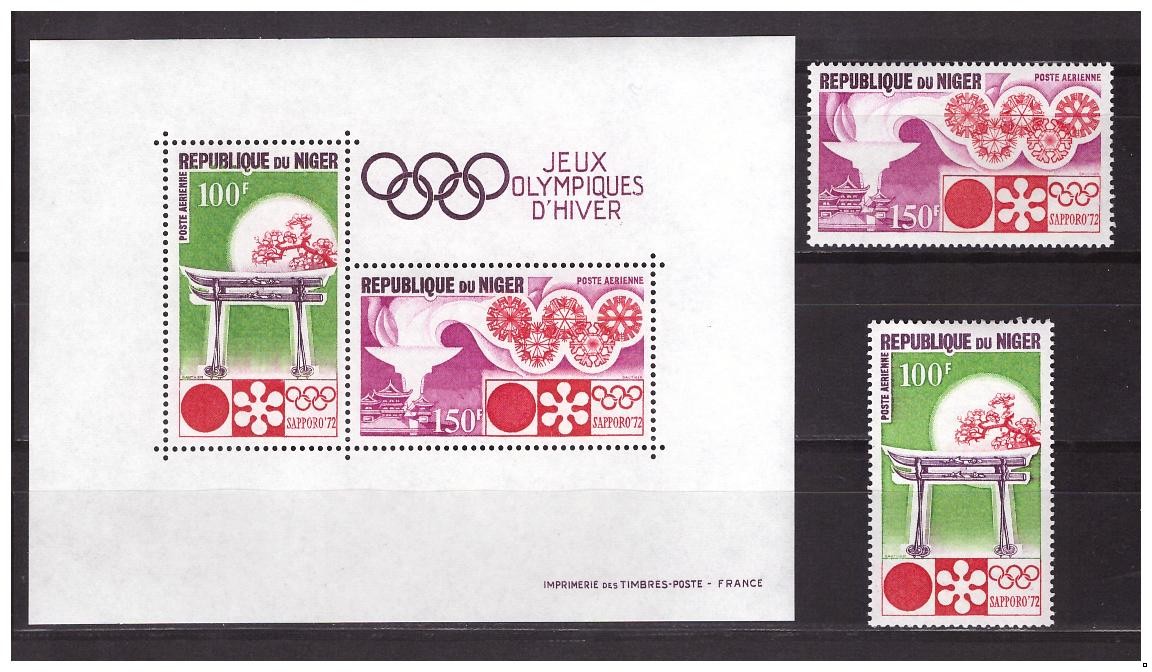 Нигер 1972 г. Олимпиада-72 зимняя, серия+блок